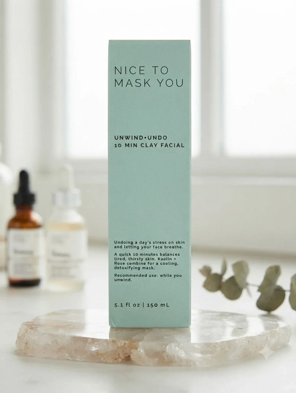 Unwind+Undo 10 Min Clay Facial - Mint